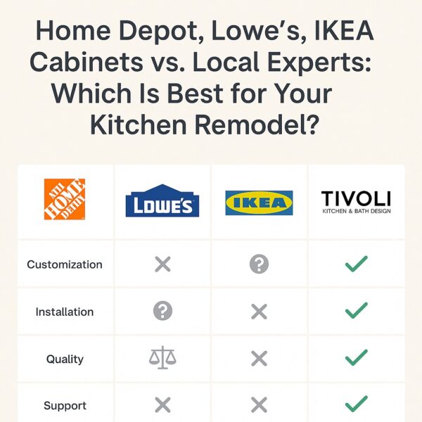 Home Depot vs Lowe’s vs IKEA vs Local Experts Kitchen Remodel