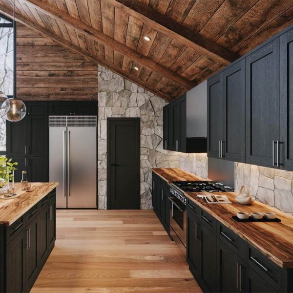 Blaze Black Shaker Cabinets - Tivoli Kitchen and Bathroom Design