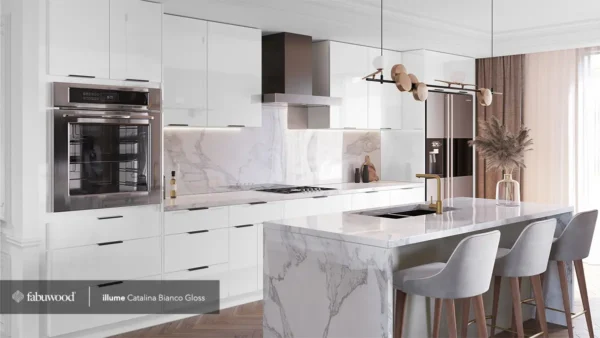 Catalina Sample Cabinet Door Bianco Gloss - Tivoli Kitchen and Bathroom Design