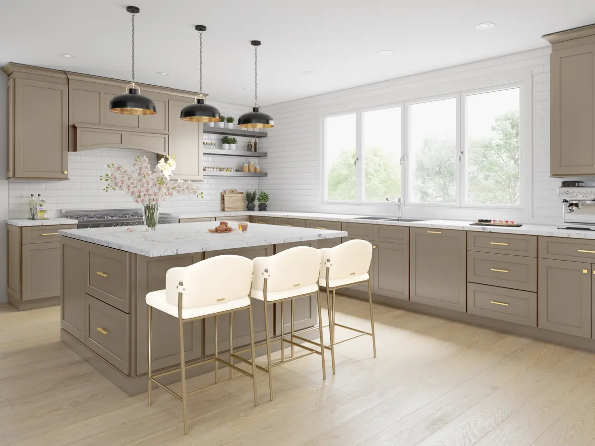 Galaxy Sample Cabinet Door Oyster- Tivoli Kitchen and Bathroom Design