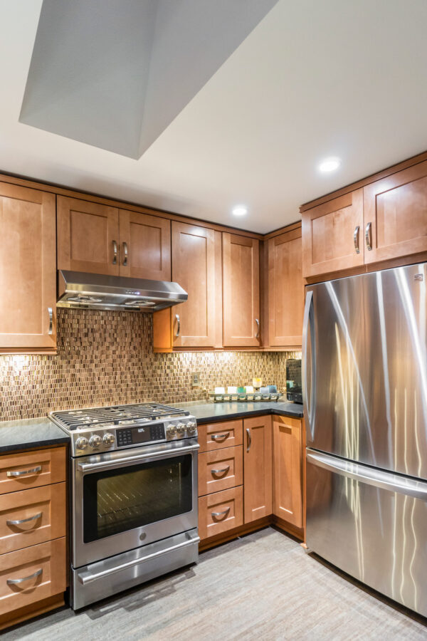 J&K Contemporary S2 Almond Cabinets A - Tivoli Kitchen and Bathroom Design