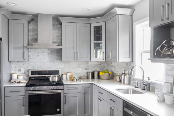 J&K Contemporary S5 Castle Grey Cabinets A 1 - Tivoli Kitchen and Bathroom Design