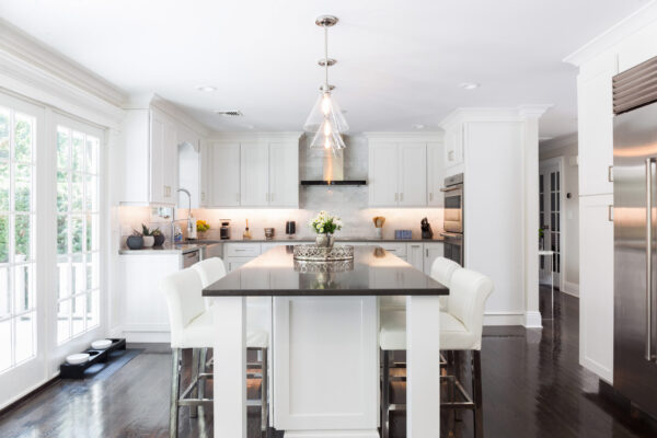 J&K Contemporary S8 White Cabinet A 1 - Tivoli Kitchen and Bathroom Design