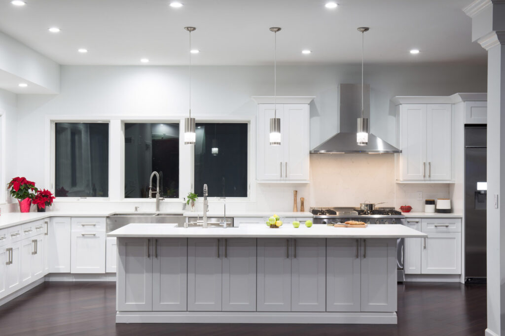 J&K Contemporary S8 White Cabinets D 1 - Tivoli Kitchen and Bathroom Design