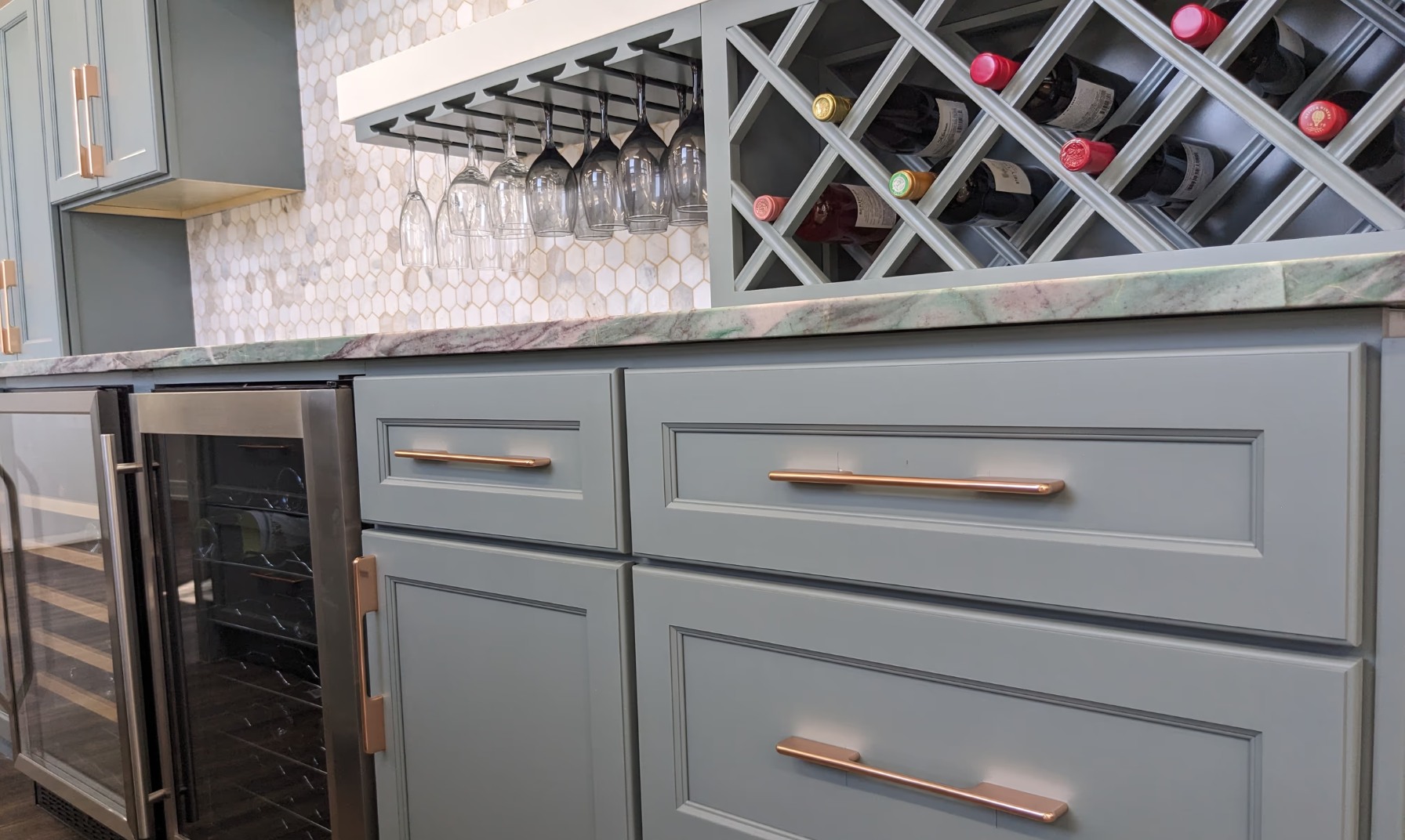Sage Green Cabinets