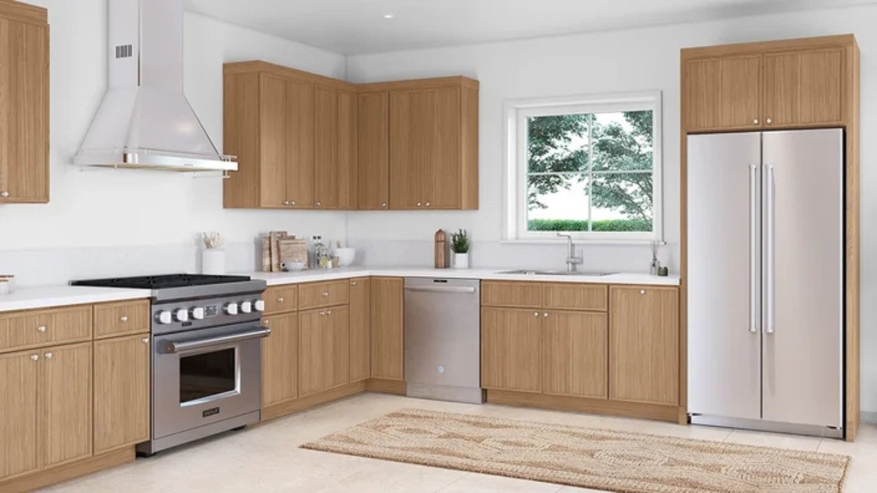 White Oak RTA Kitchen Cabinetry