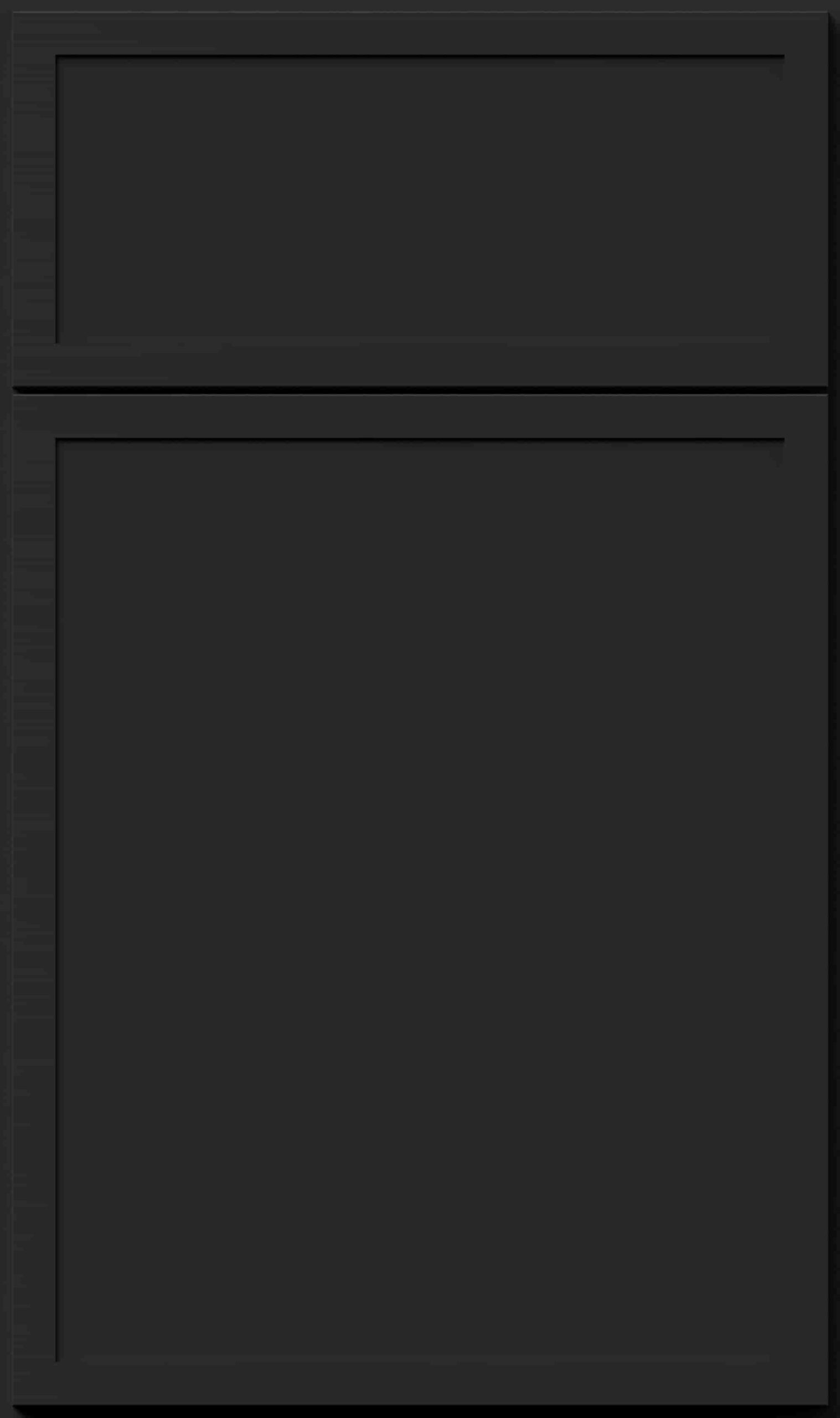 Luna Pitch Black Kitchen Cabinets