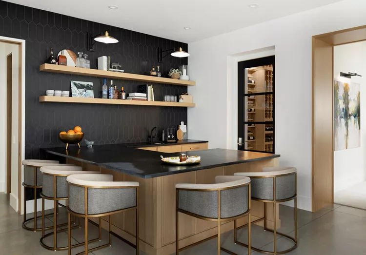 Luxury and Glam Bar Cabinet Ideas