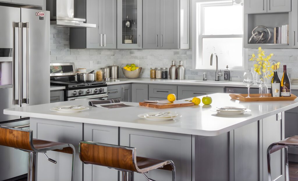 What Color Cabinets Go With Gray Walls