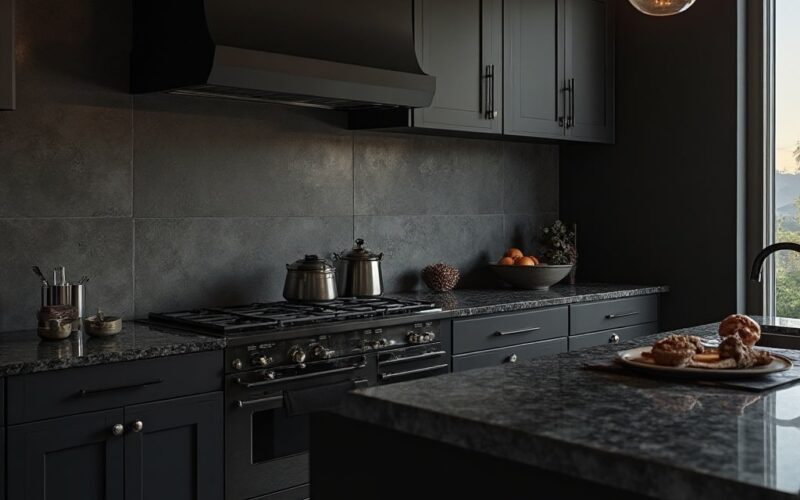  Color Cabinets With Black Granite Countertops