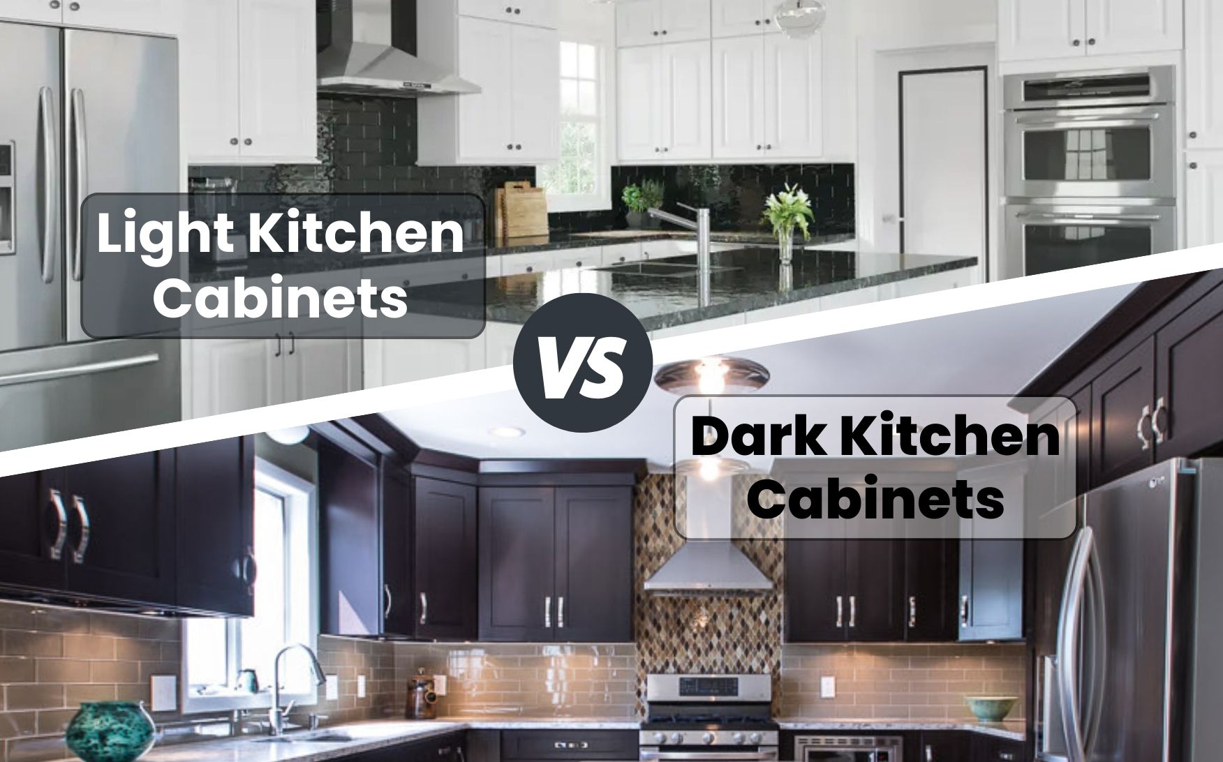 Light vs Dark Kitchen Cabinets