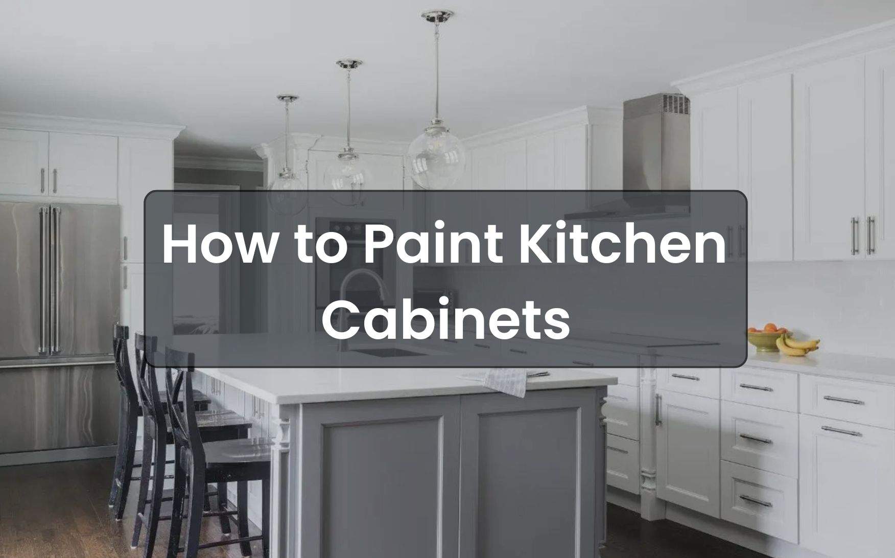 How to paint kitchen cabinets