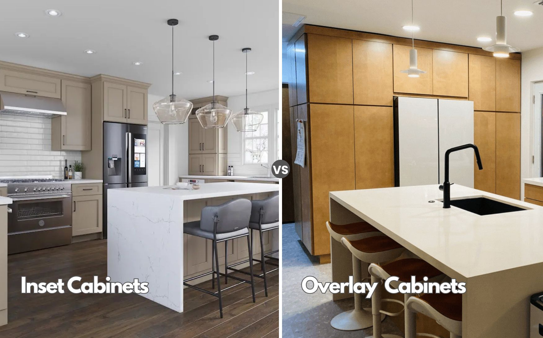 Inset vs Overlay Cabinets