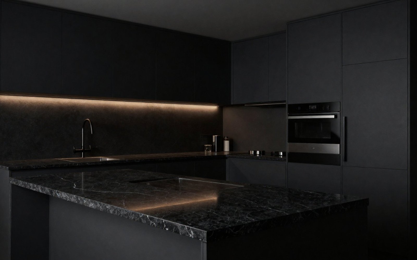 Black Granite Monochrome Practice