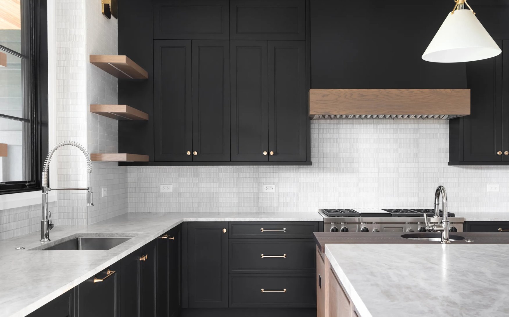 Black Kitchen Cabinets