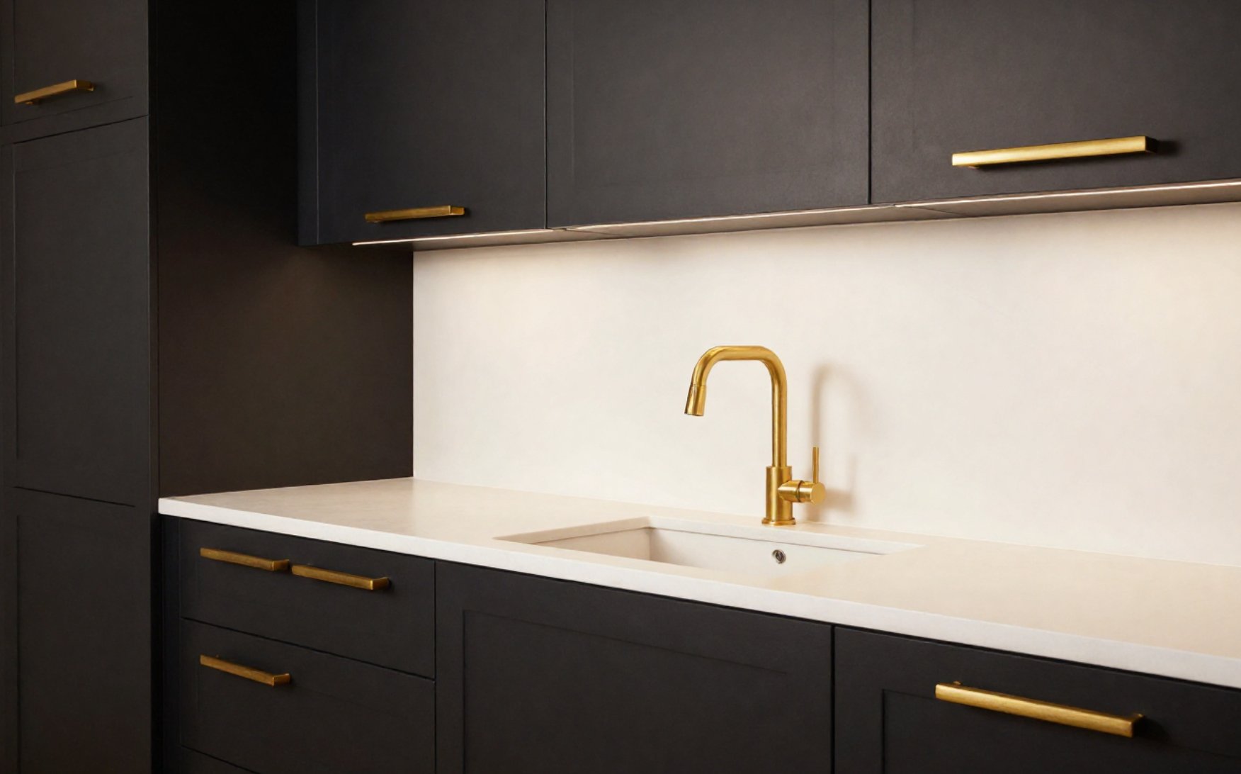 Brushed Brass and Warm Metals
