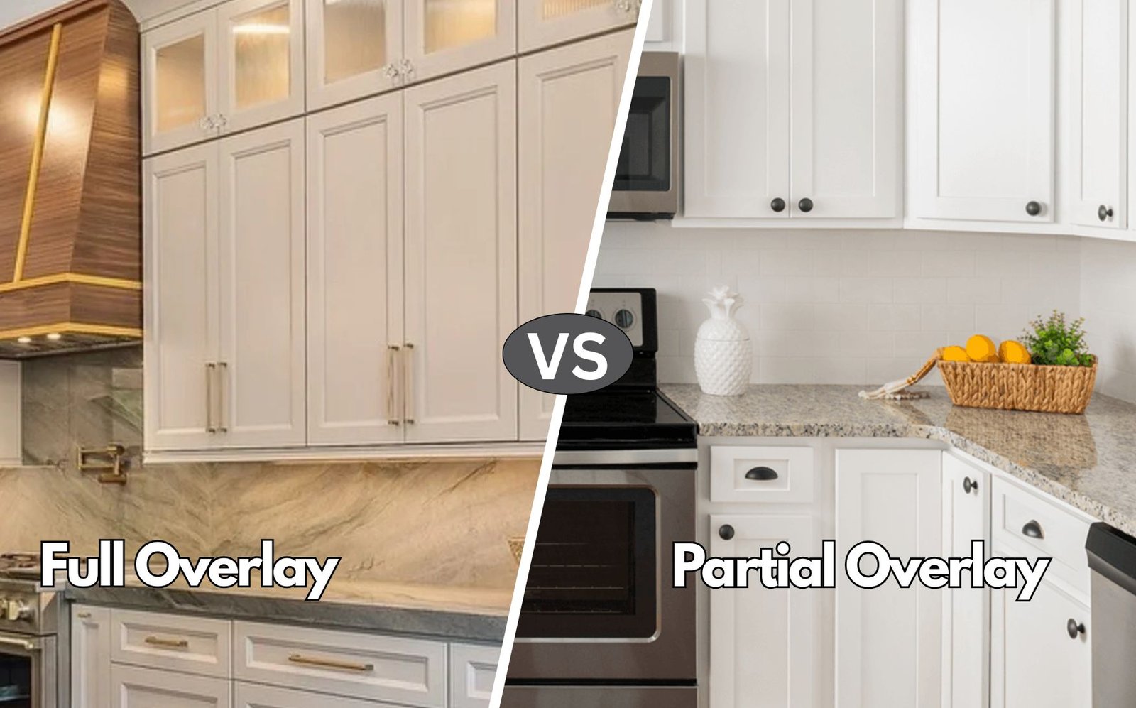 Partial Overlay vs Full Overlay Cabinets
