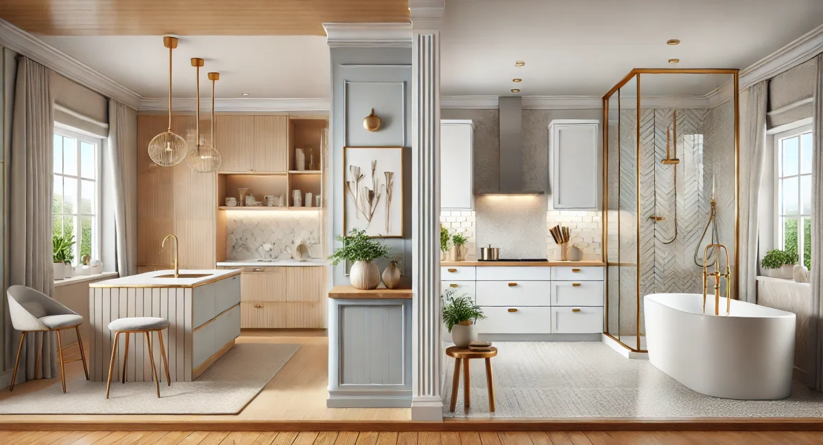 Bathroom and Kitchen Remodel Creating a Cohesive Home Aesthetic