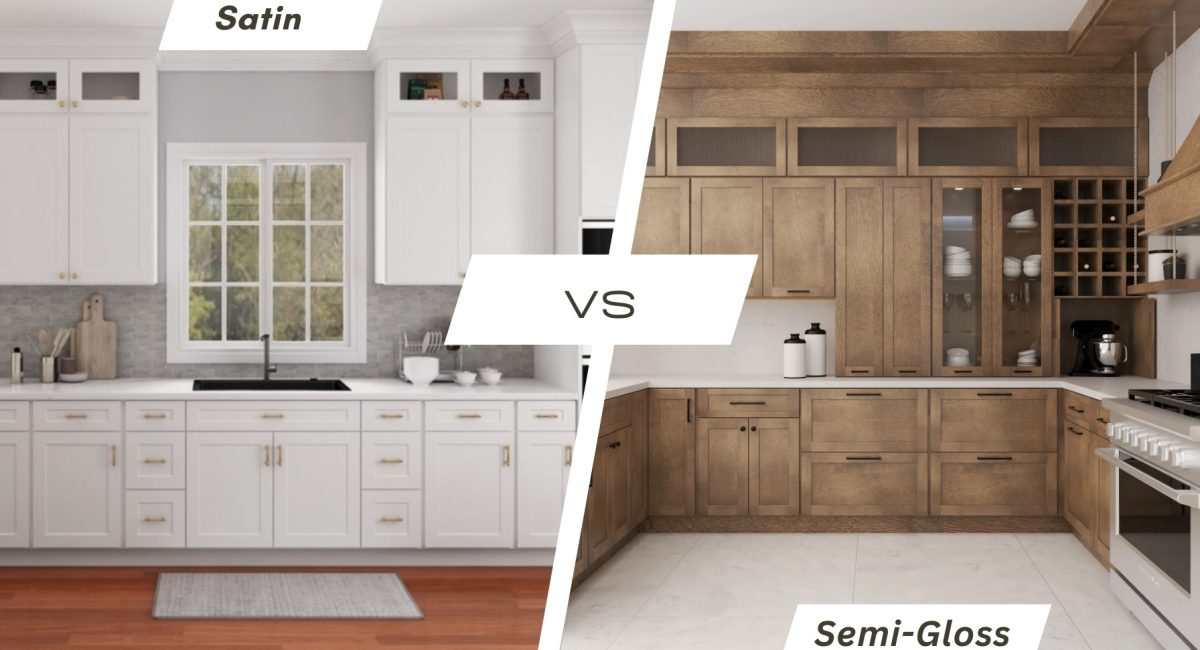 Satin vs Semi-Gloss Cabinets
