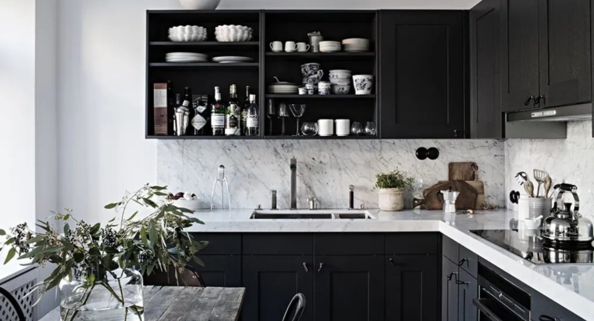 Best Countertops for Black Kitchen Cabinets